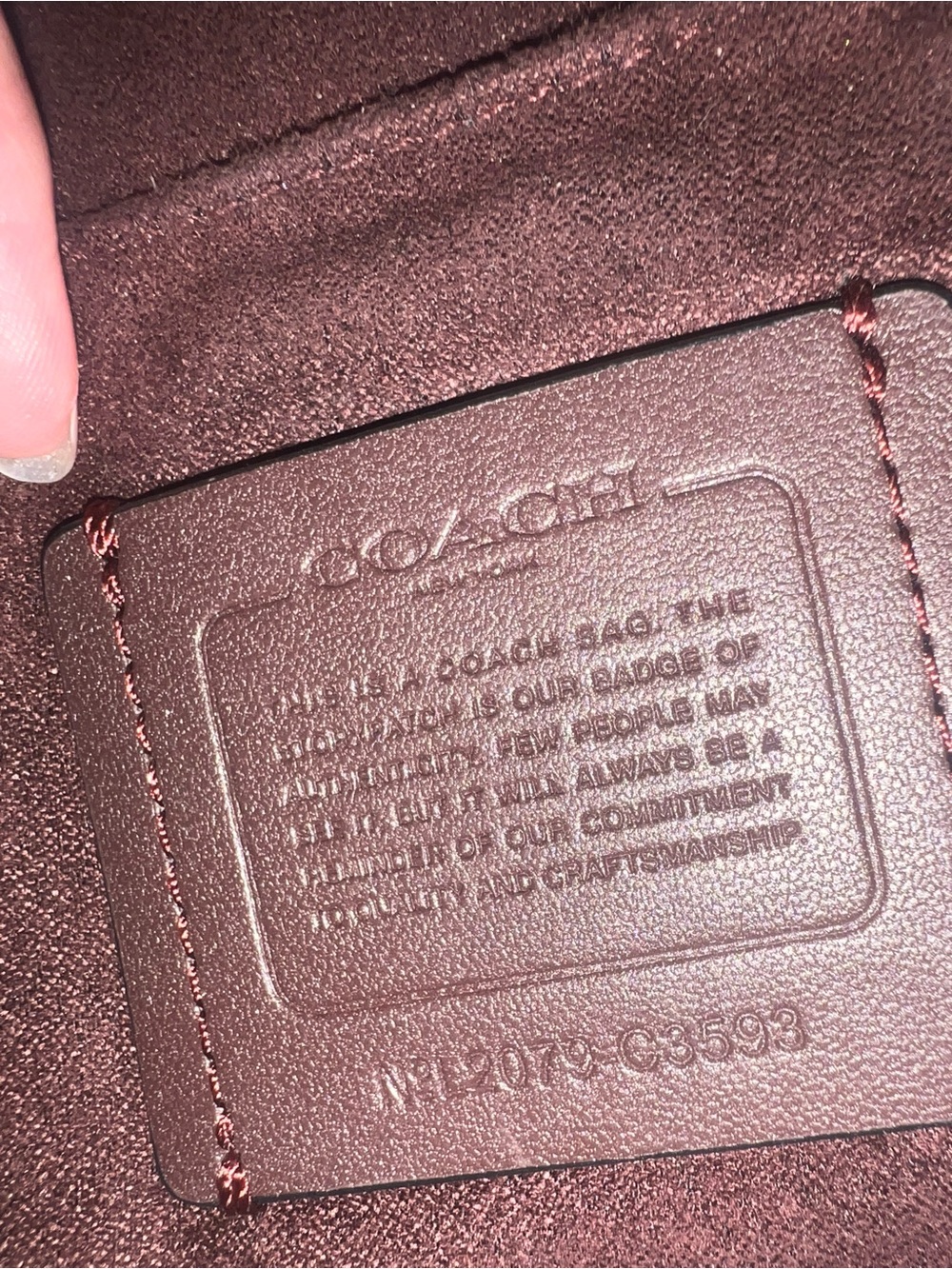 Coach C3593 Georgie Saddle Bag & Trifold Riley Wallet - Picture 7 of 12